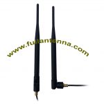 P / N: Antena FA433.1102,433 MHz, gumowa antena 433 MHz z przykręcanym kablem o długości 5 cm-5 metrów, SMA