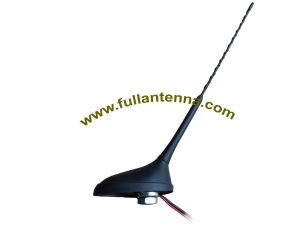 P / N: FAAMFM.04, antena AM / FM, antena przykręcana AM / FM do kabla samochodowego o długości od 20 cm do 5 m
